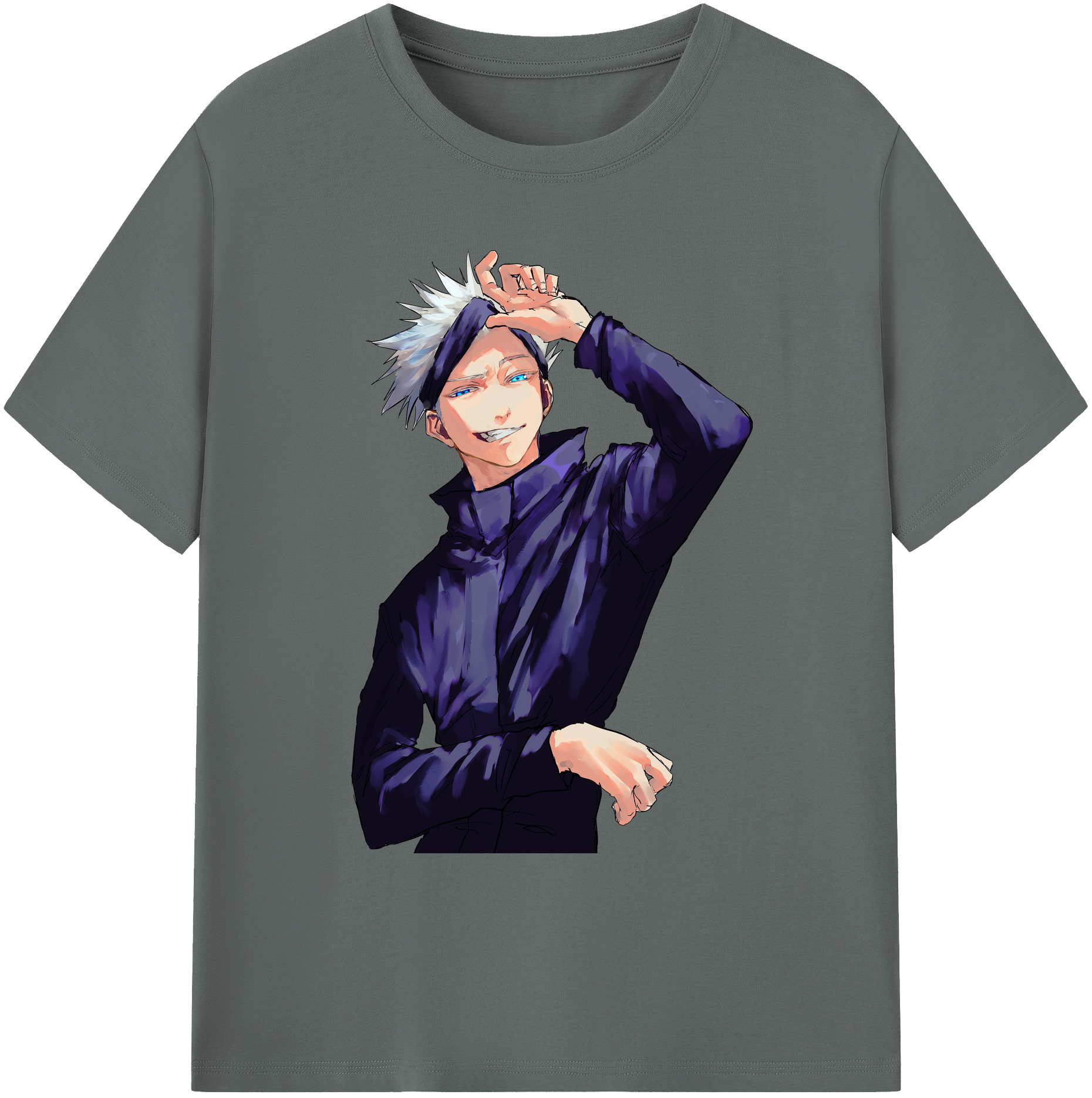 （画像用） 呪術廻戦 Jujutsu Kaisen 綿100％ メンズ半袖Tシャツ｜肌触りやわらか＆通気性